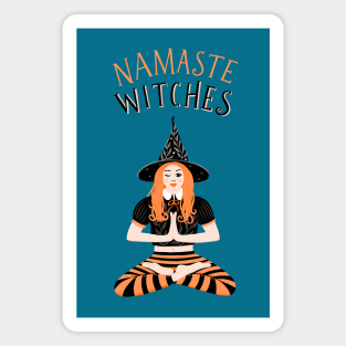 Namaste Witches Magnet